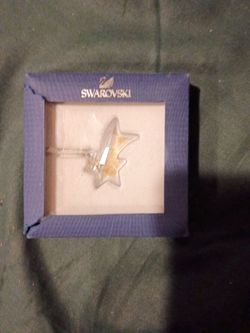 Swarovski shooting star ornament.