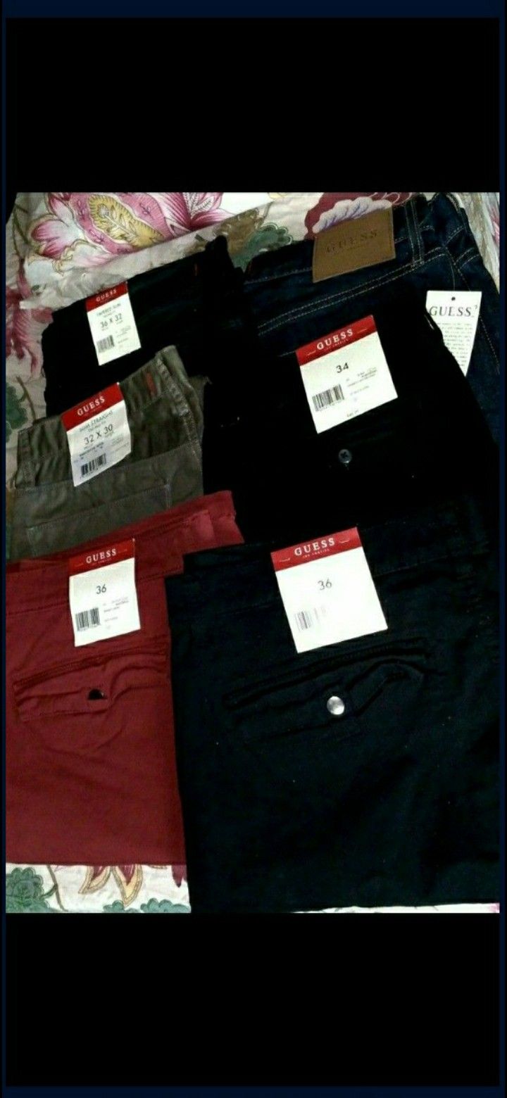 Mens Guess Shorts only $29 Firm each or Jordan Dub Jordan 6 Rings $130 Firm, Nike Colorful $85 Firm, Nike Huarache $85 Firm, Nike Airmax $85 Firm