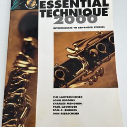 Essential Techniques Clarinet Book with Cd