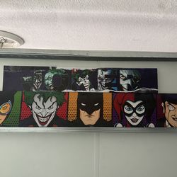 Hero and villain art