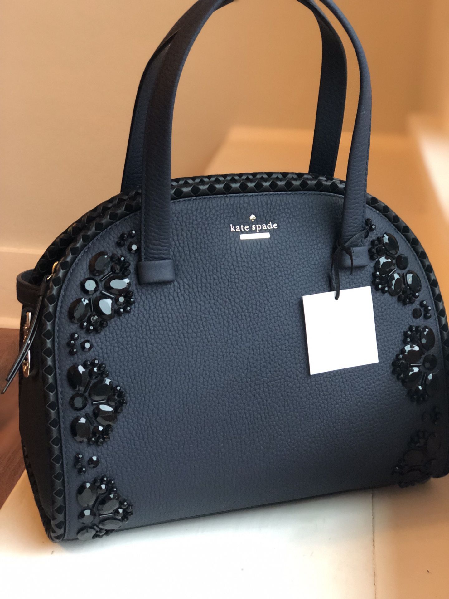 Kate Spade Anderson Way reiley embellished satchel navy blue !!BRAND NEW  WITH TAGS!! for Sale in Burien, WA - OfferUp