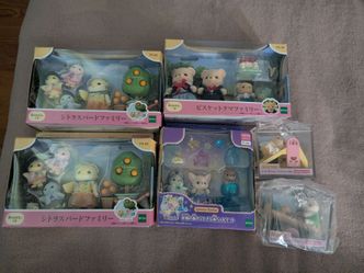 Sylvanian Families Toy Lot Calico Critters
