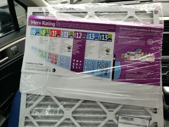 Air Filter 20x20x1" MERV 12 Rating