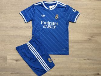 Kids Real Madrid Away Kit 