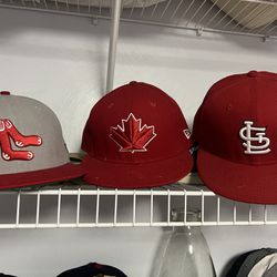 3 New Era Fitted Hats