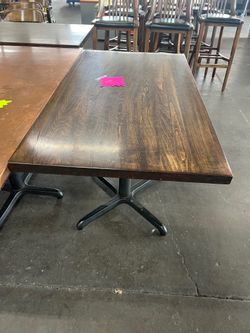 Wood Tables - Restaurant style