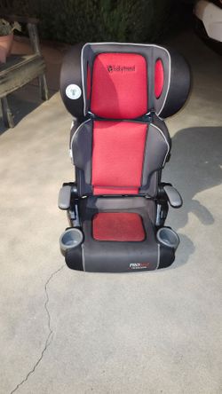 Baby trend booster with removable back