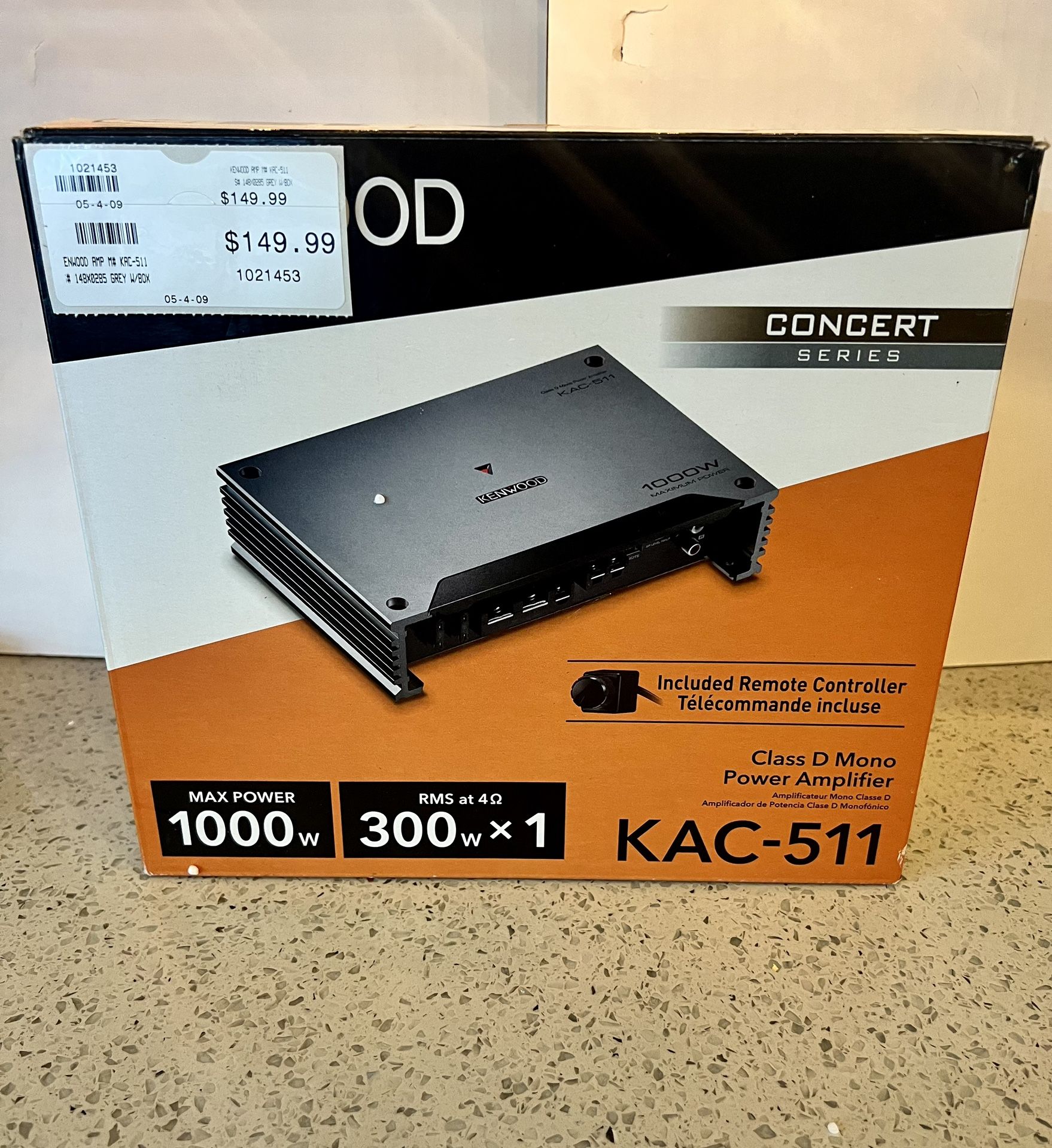 Kenwood Car Amplifier 