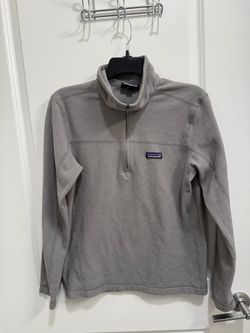 Patagonia Zip Fleece Pullover Gray small men