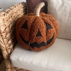 Pottery Barn Jack O Lantern Pillow