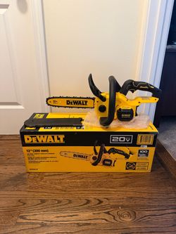 20-Volt MAX 12 in. Brushless Cordless Battery Powered Chainsaw (Tool Only)