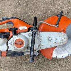 STIHL TS 420  concrete saw    14" in Good Working Condition.  $600  MaKe Offer  