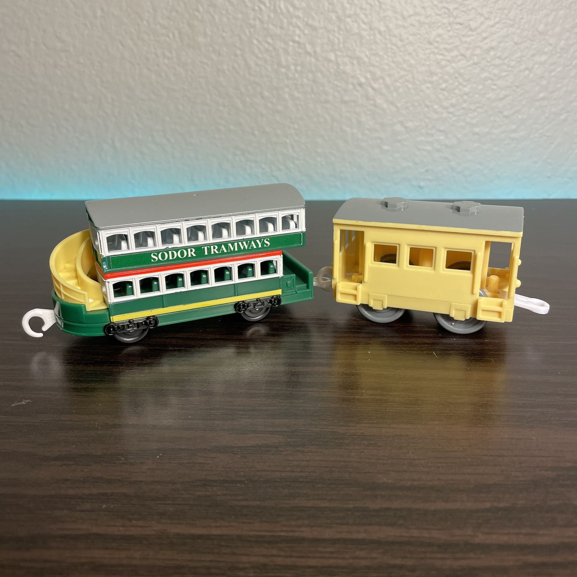 Thomas & Friends Trackmaster Sodor Tramway Brake Van Set Train Car Tenders