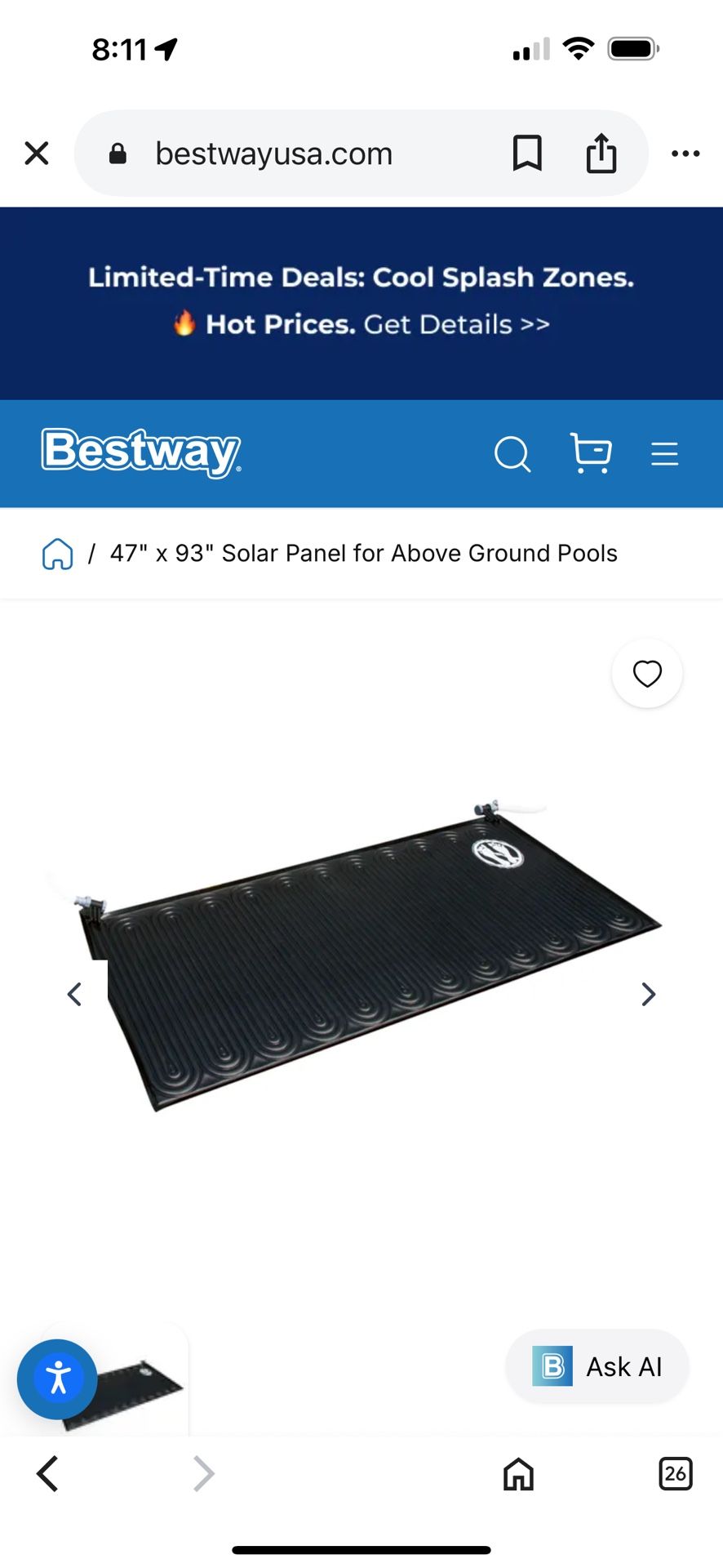 Solar Panel For Above Ground Pool