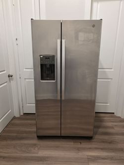 GE Counter-Depth Side-by-Side Refrigerator - Excellent Condition
