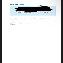 Greyhound Bus Voucher 