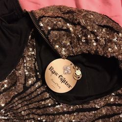 Gold Sequin Dress