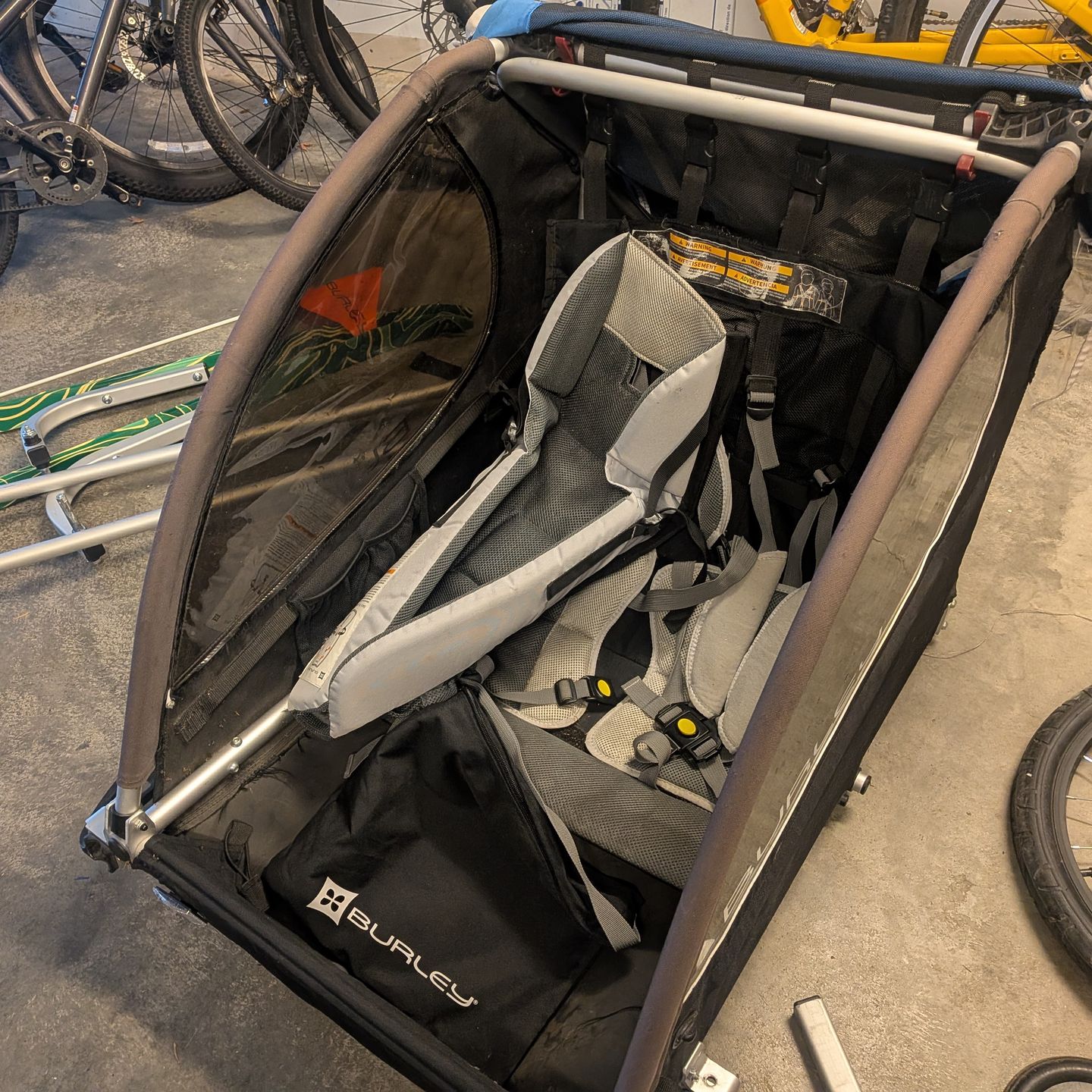 Burley Encore bike/ski trailer double stroller