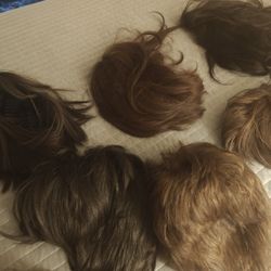 Bag Of Lady's wigs