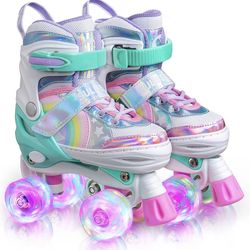 SULIFEEL Rainbow Roller Skates
