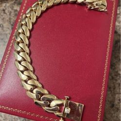 10k Cuban Bracelet 