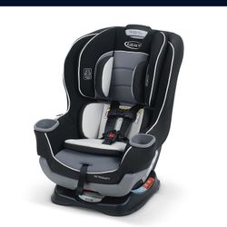 New In Box!! Graco Extend2Fit Convertible Car Seat, Ride Rear Facing Longer with Extend2Fit, Gotham