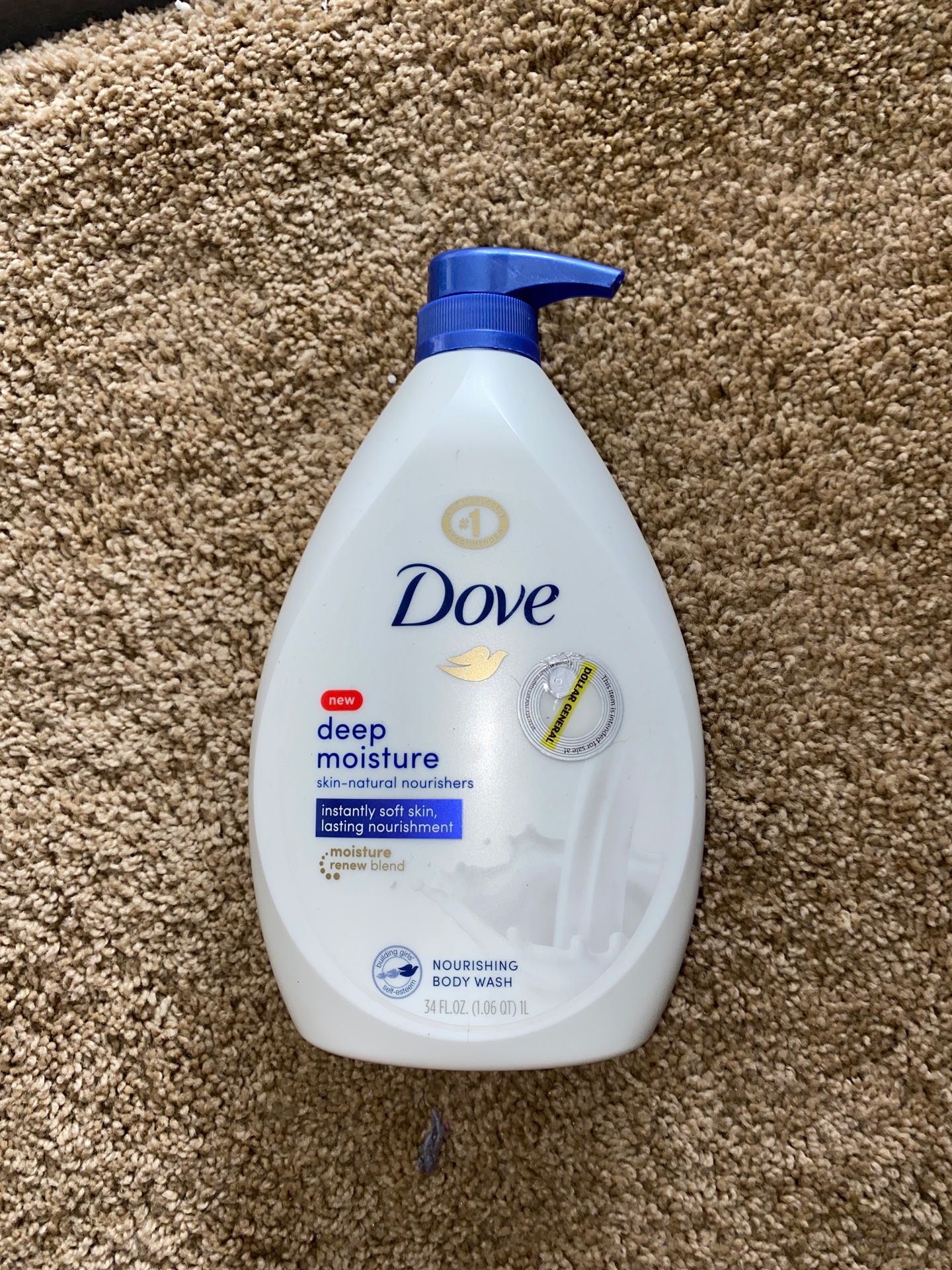 34 o.z. Dove body wash