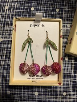 Piper K Cherry Earrings