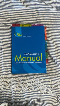 Publication Manual APA