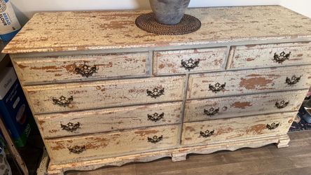 Rustic Distressed Dresser