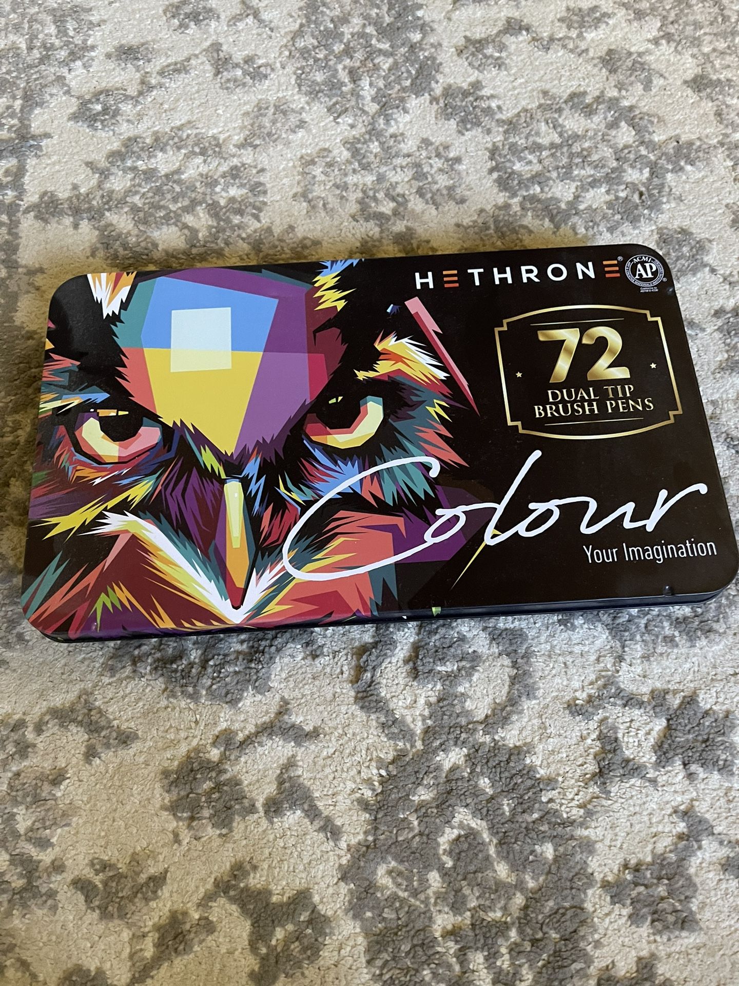 Hethrone Markers for Adult Coloring - 72 Colors Dual Tip Brush Pens Art Markers Set