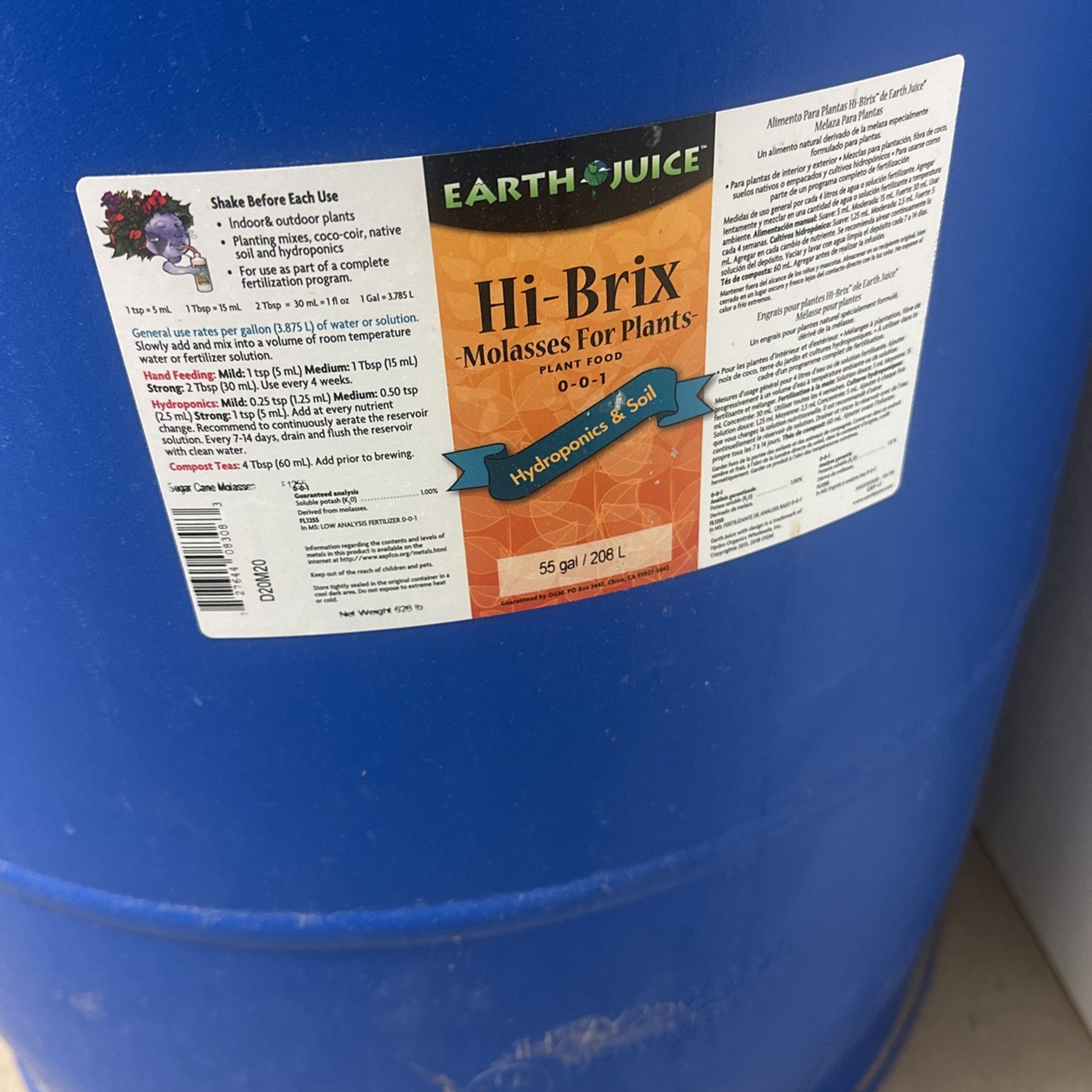 Molasses 50gal