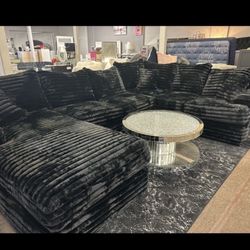 Brand New Super Plush Comfy Corduroy Sectional Set 