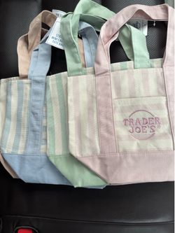 Trader Joe’s Stripped Canvas Tote