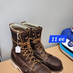 Thorogood Work Boot Size 11 ee STEEL MOC TOE 