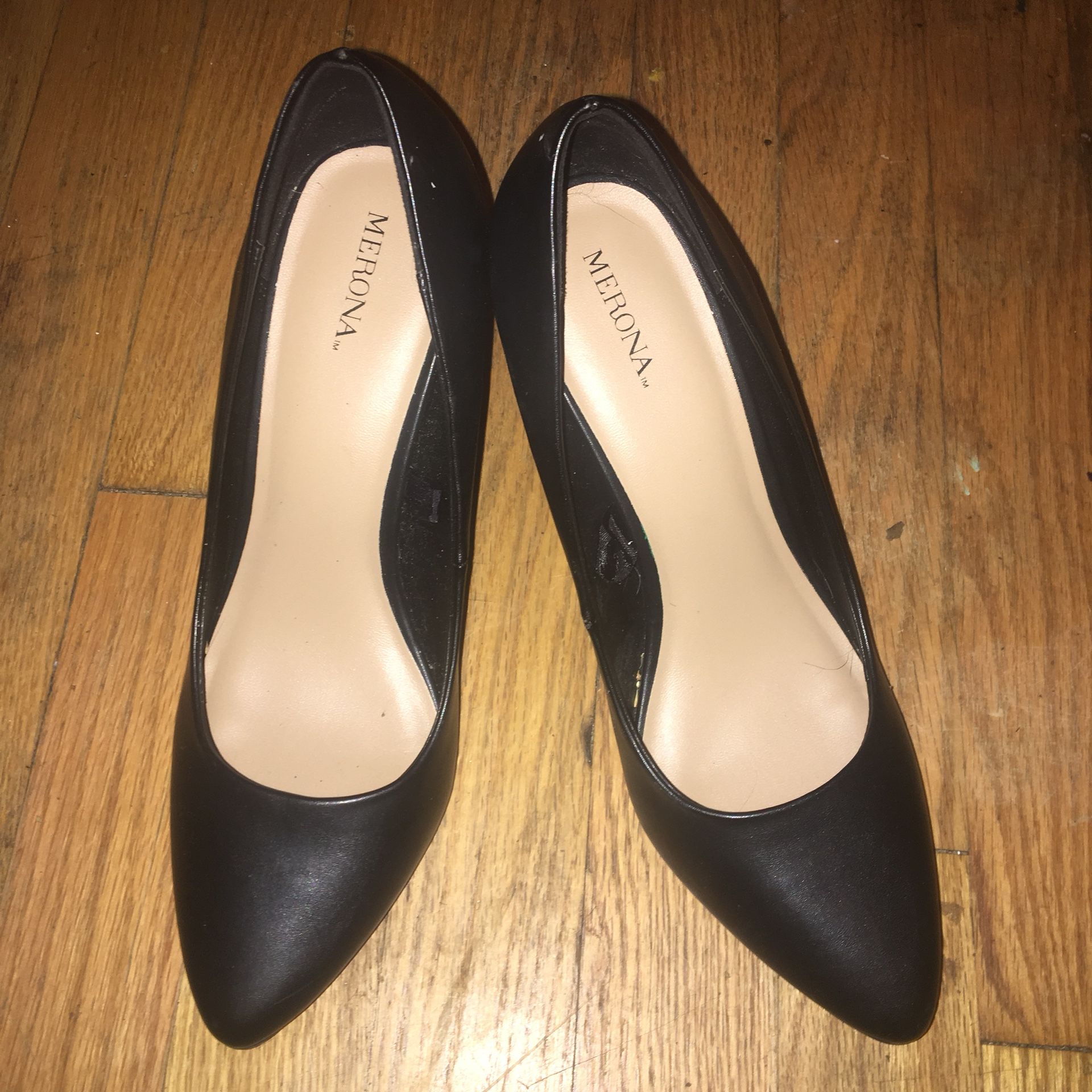 Women s Classic Black High Heels Shoes MERONA Size 9M for