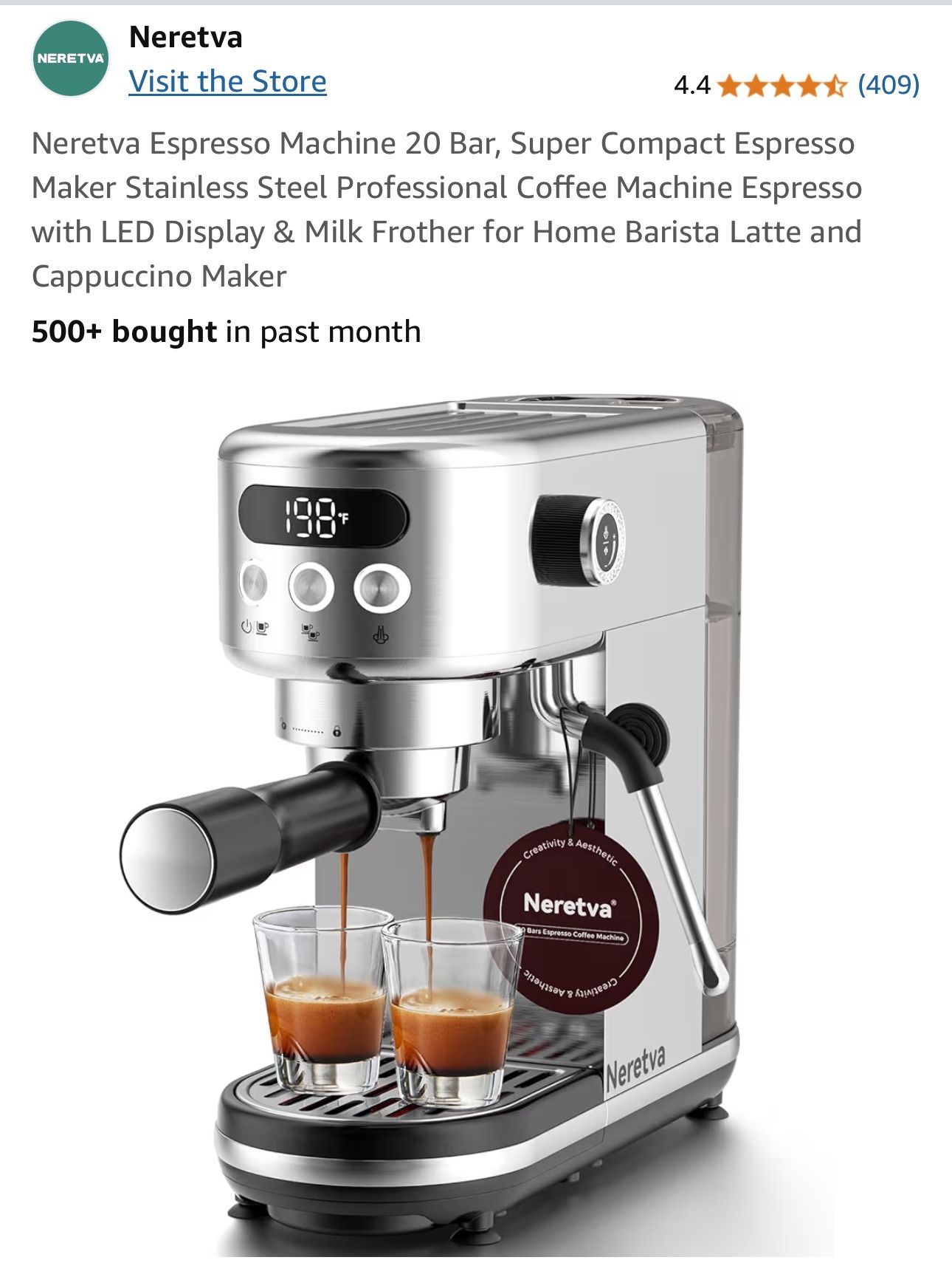 Neretva Espresso Machine 