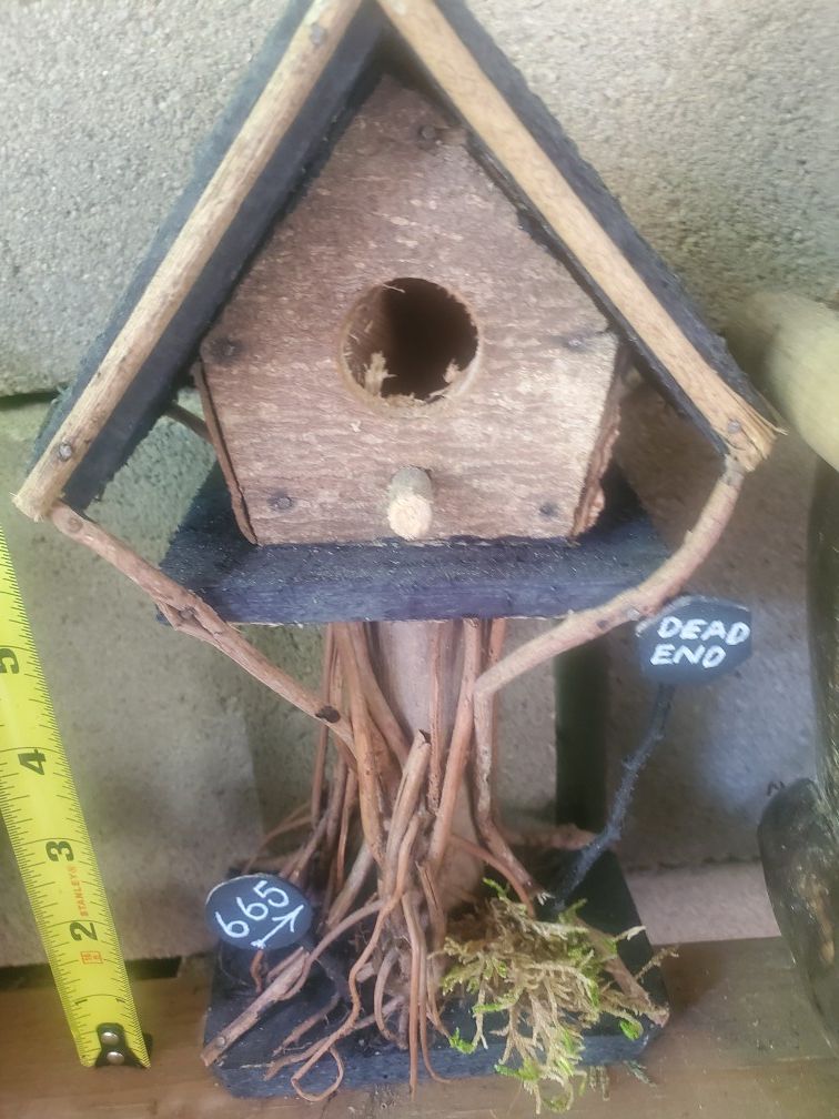 Gothic bird house