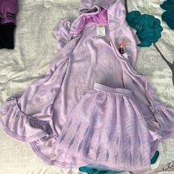 Girls Swim Skirt And Cover 5/6 