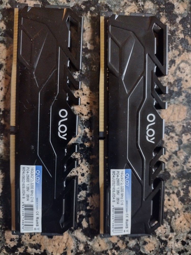 DDR4 PC4'25600,, 3200MHZ RAM 16gig