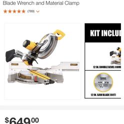 Used Dewalt Miter Saw Slider And Stand 