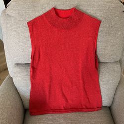 Women’s Red Sweater Vest