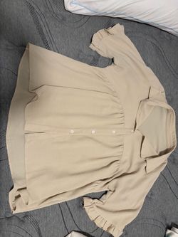 Beige Blouse