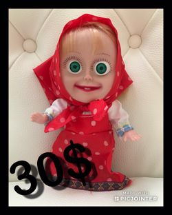 Masha and the Bear cartoons doll