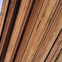 8 SHEETS OF FIRE RATED PLYWOOD 