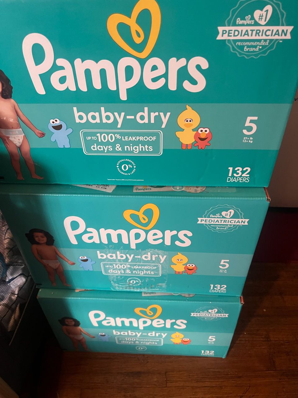 Pampers Size 5, 132  Inbox