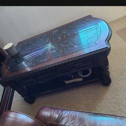 Marble Top  Heavy Wood Coffee Table