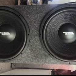 2 15 Inch Subs With Box