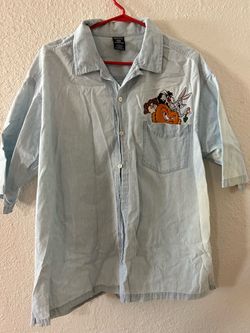 Vintage Warner Bros Looney Tunes Button-Up Shirt