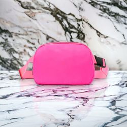 NEW Coyzee Hot Pink Waist Chest Fanny Pack Zipper Everywear Belt Bag